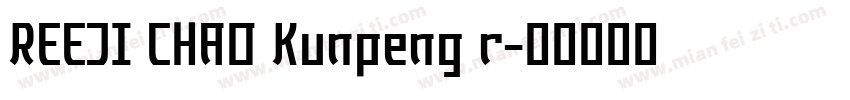 REEJI CHAO Kunpeng r字体转换
